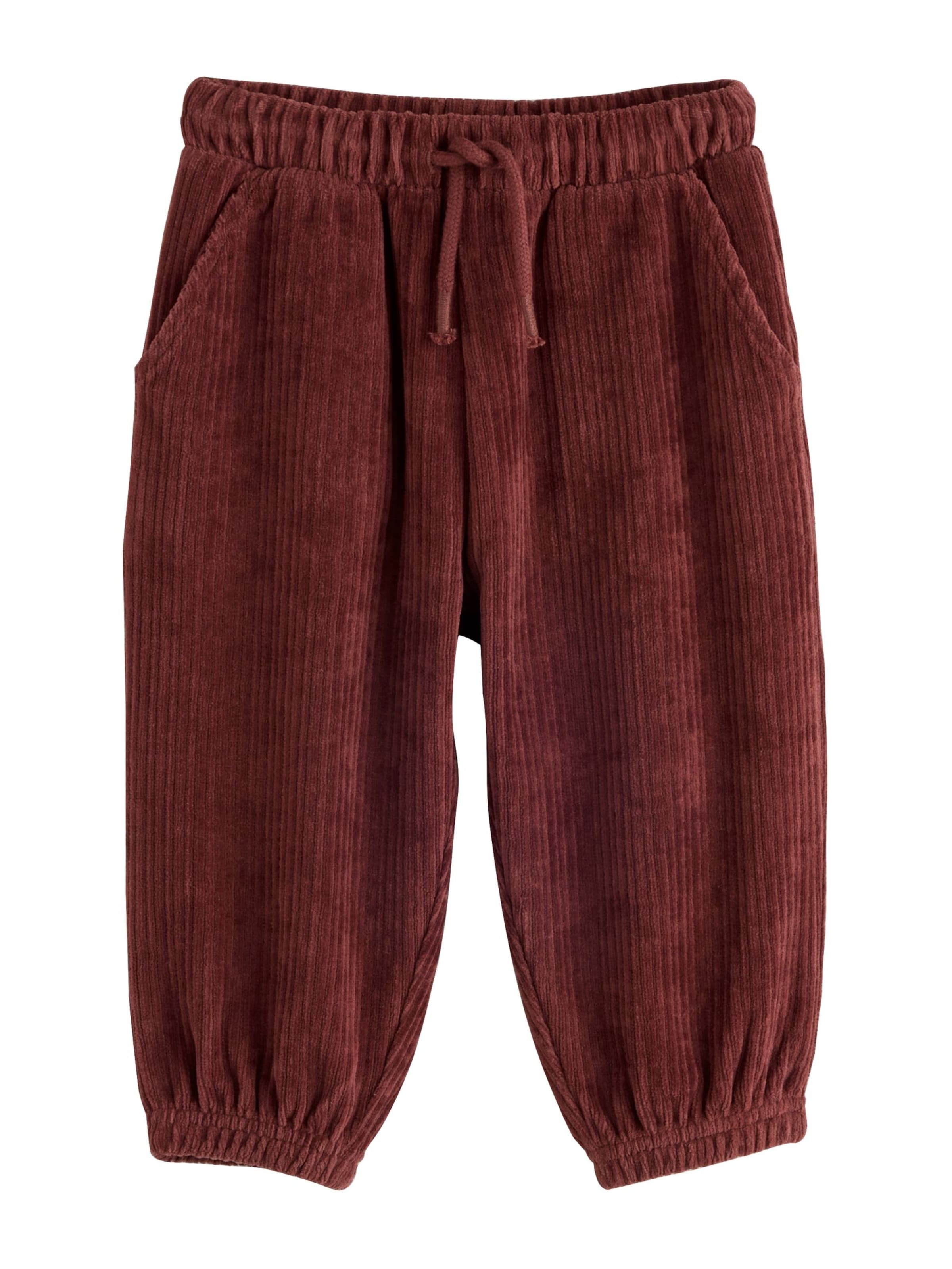Next Tapered Broek in Rood: voorkant