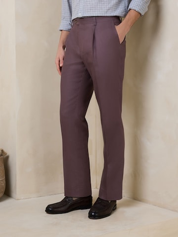 Next Slimfit Hose 'N. Premium' in Lila: Vorderseite