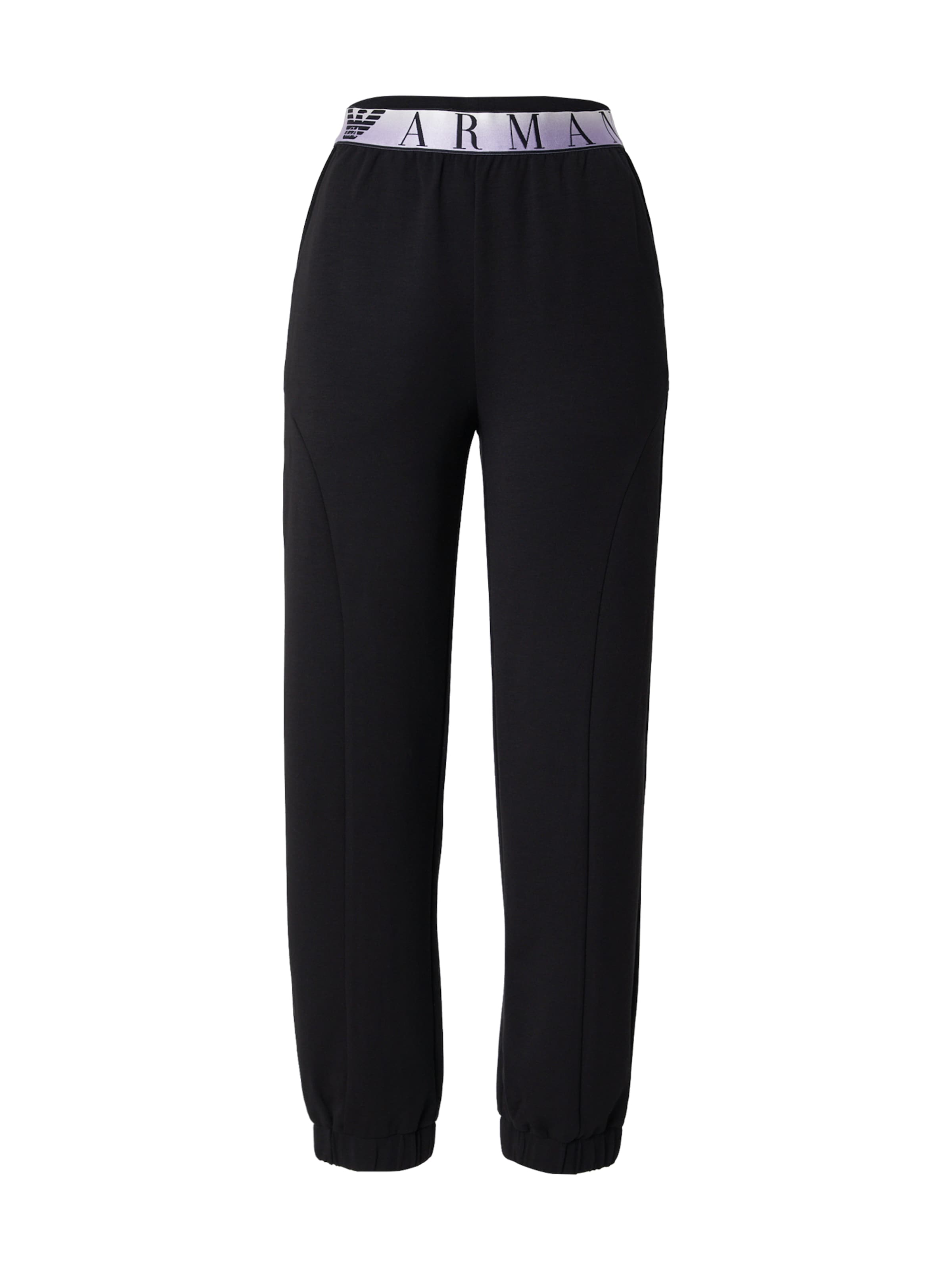 EA7 Emporio Armani - Tapered Pantalón en negro: frente