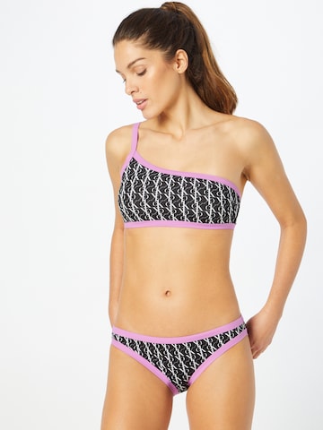 Calvin Klein Swimwear Regular Bikinitop in Schwarz