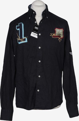 SANSIBAR Hemd M in Blau: Vorderseite