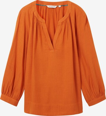 TOM TAILOR - Blusa en naranja: frente