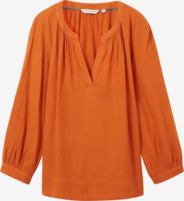 TOM TAILOR Bluse i orange: forside