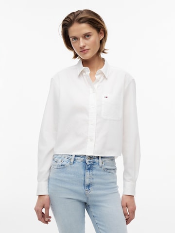 Tommy Jeans Блузка в Белый: спереди