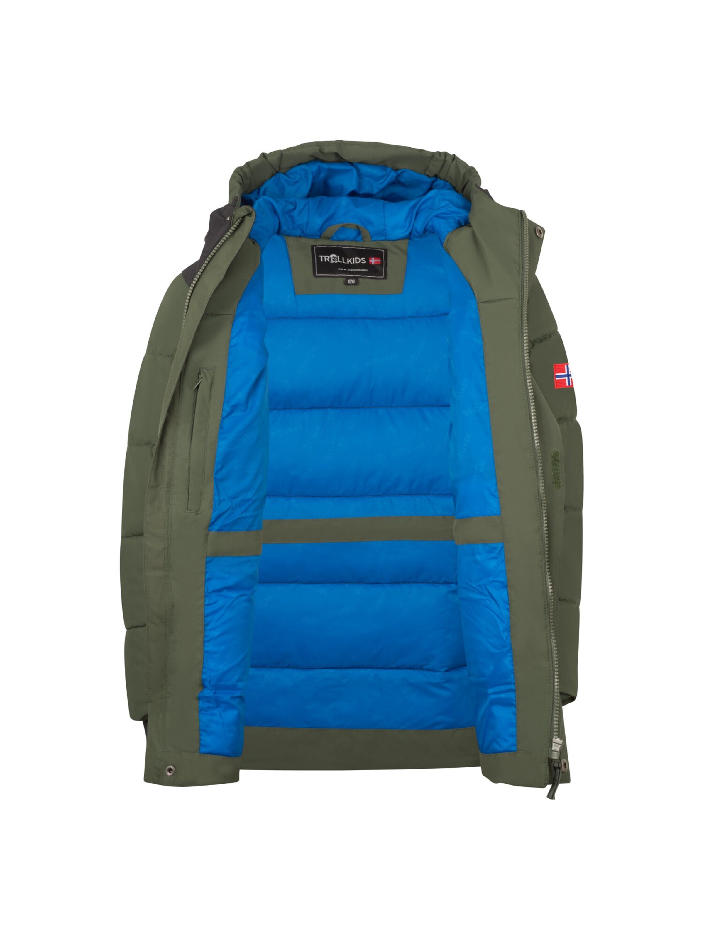TROLLKIDS Winter Jacket in Green