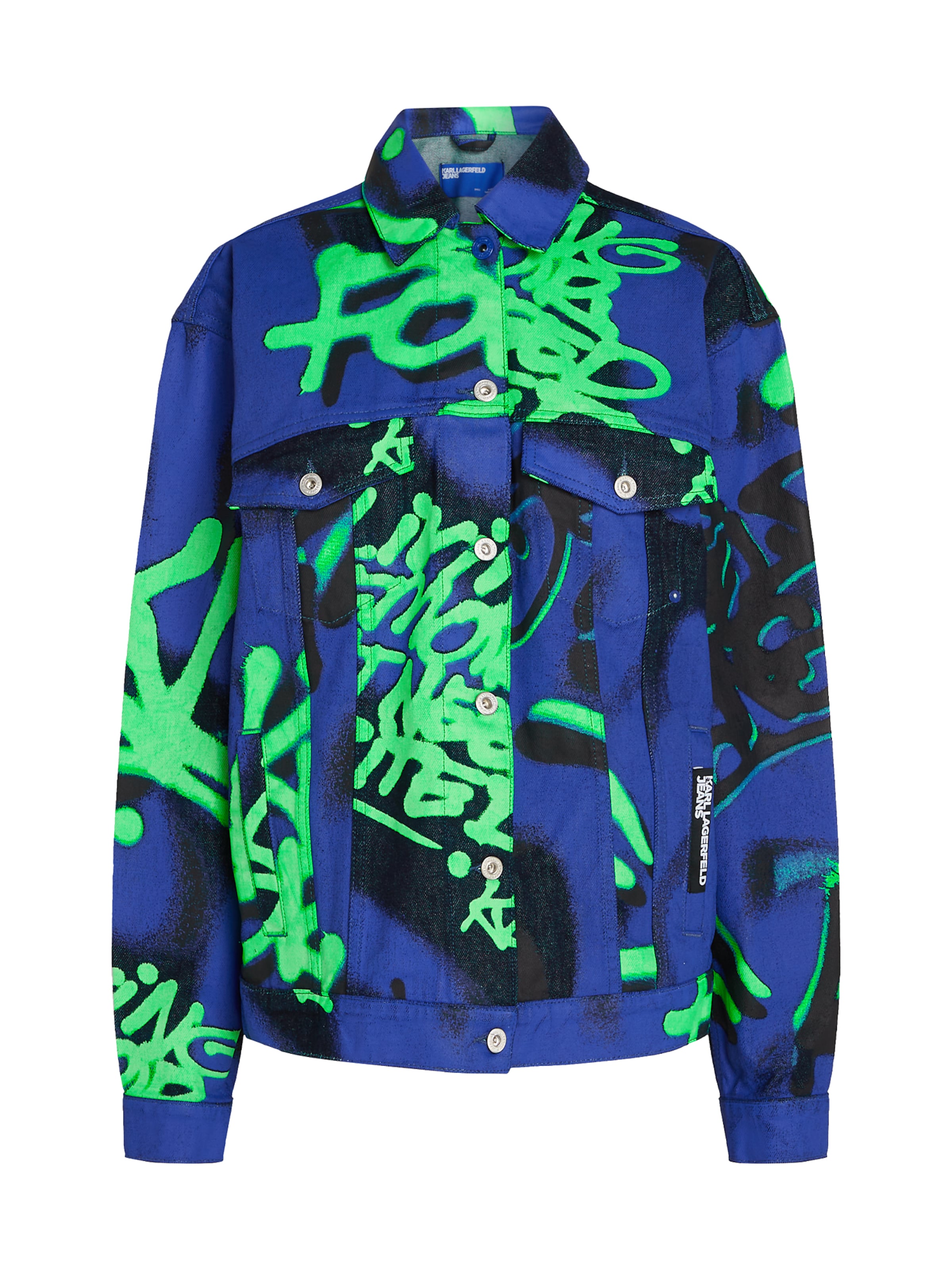 KARL LAGERFELD JEANS Overgangsjakke i blå: forside