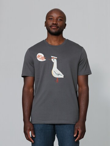 T-Shirt Watapparel en gris : devant