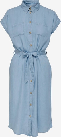 Robe-chemise 'Pema' ONLY en bleu : devant