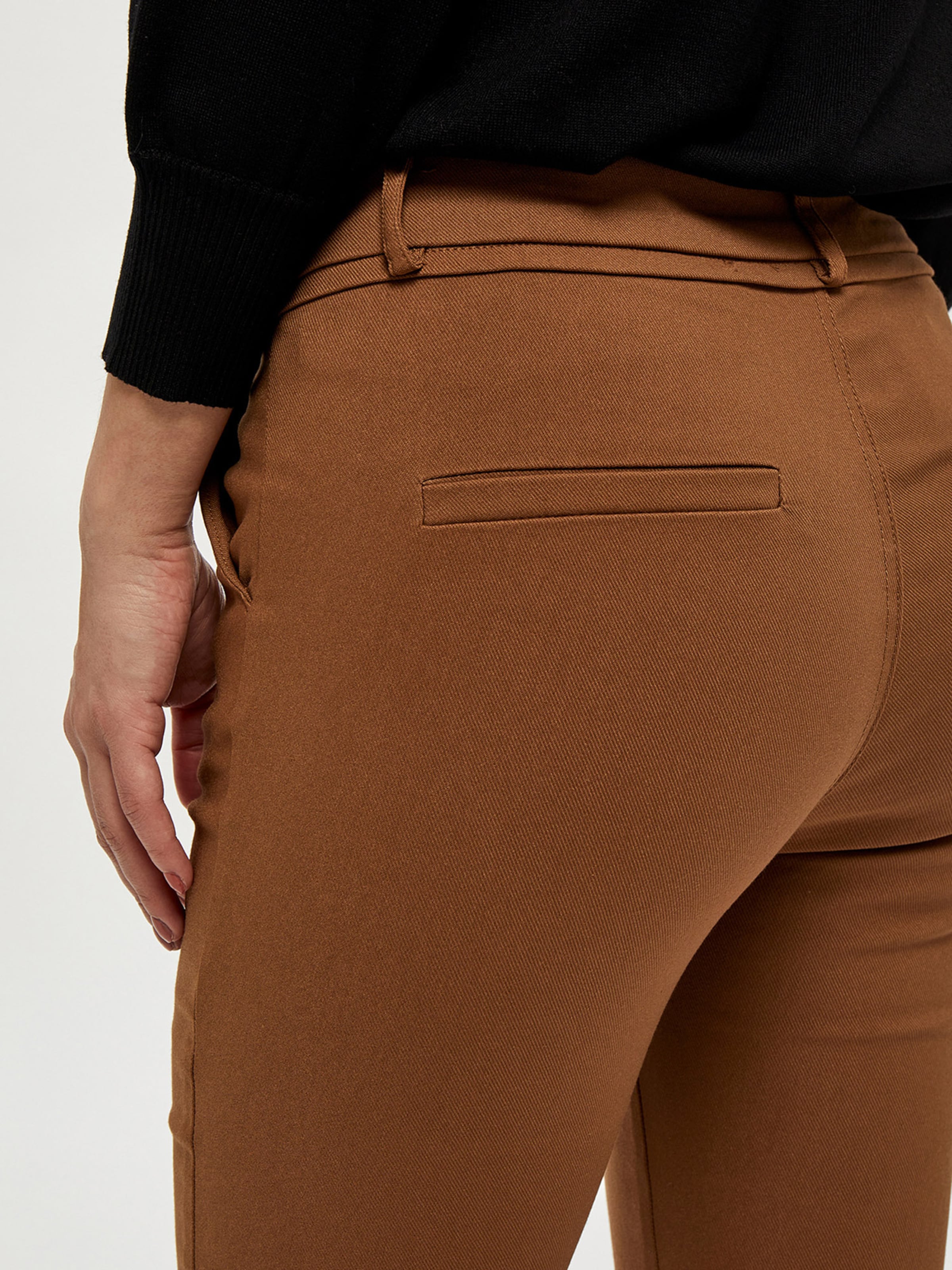minus Slim fit Pants 'Carma' in Brown