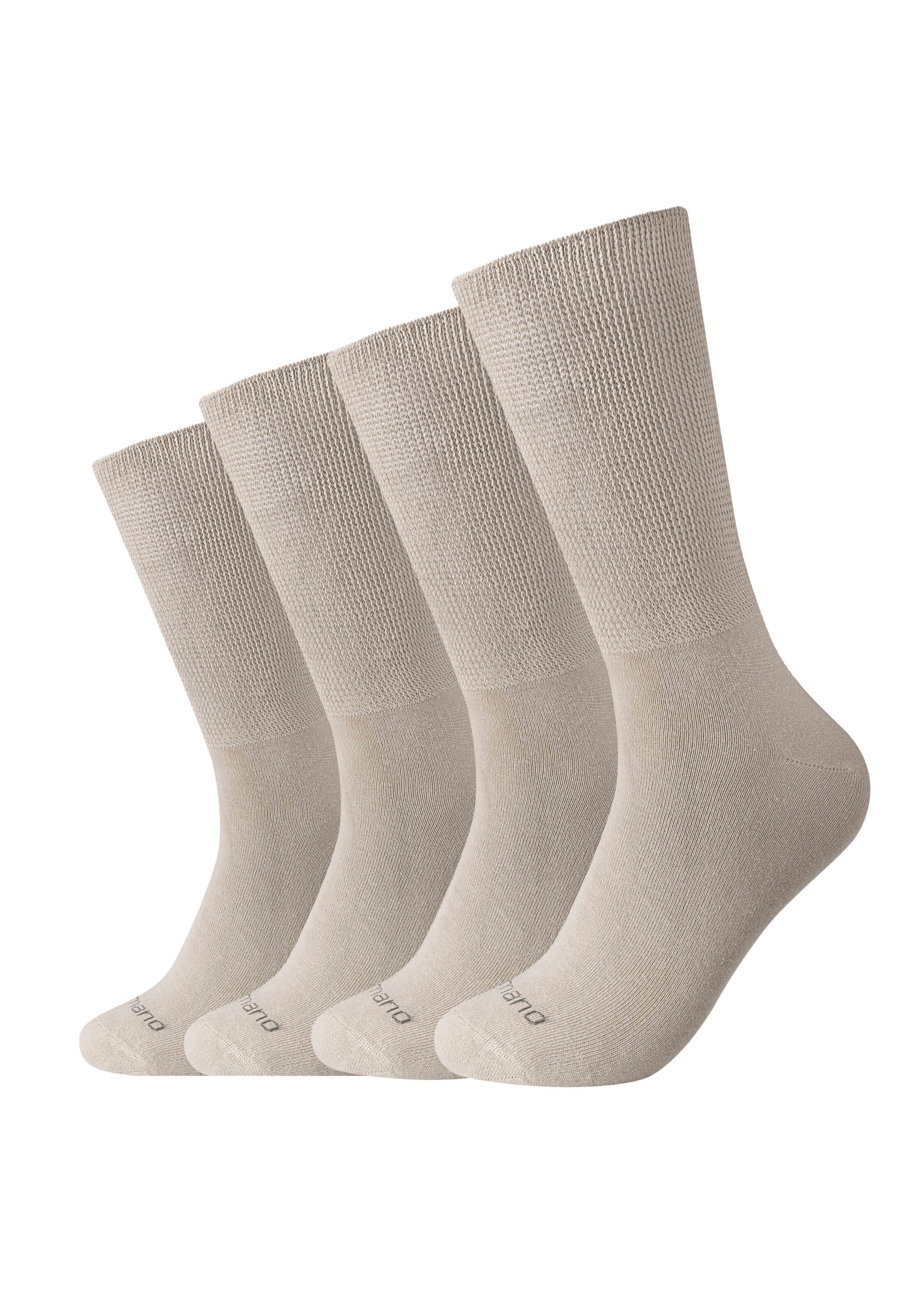 camano Socken in Beige: Vorderseite