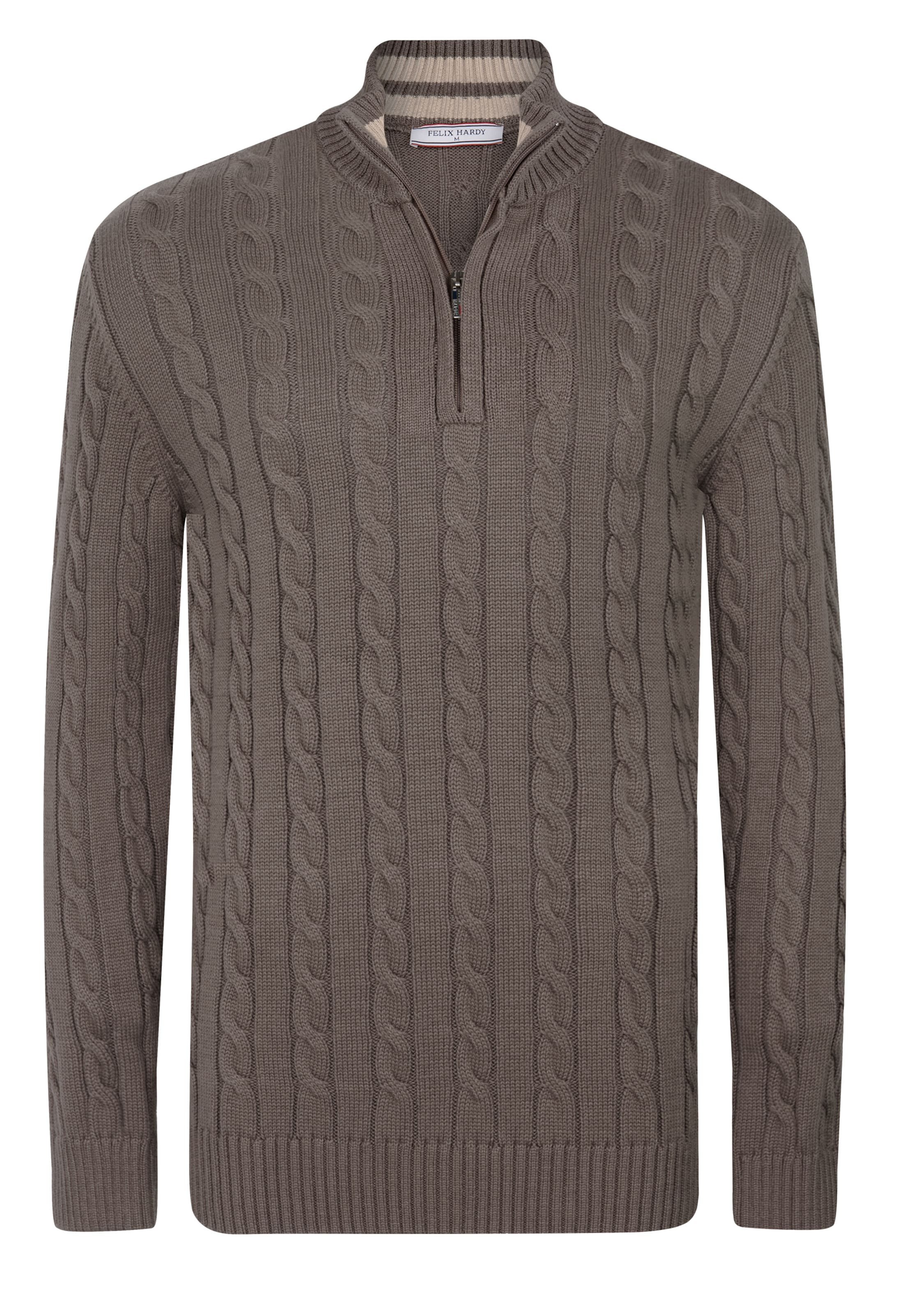 Felix Hardy Πουλόβερ σε καφέ: μπροστά