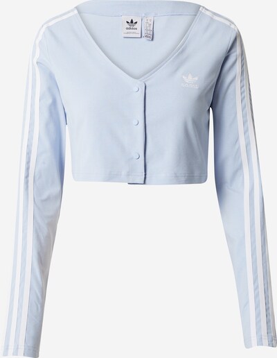 ADIDAS ORIGINALS Shirt 'Adicolor Classics 3-Streifen' in hellblau / weiß, Produktansicht