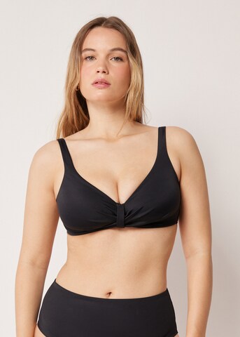 CALZEDONIA Triangle Bikini Top 'Premium Sculpt' in Black