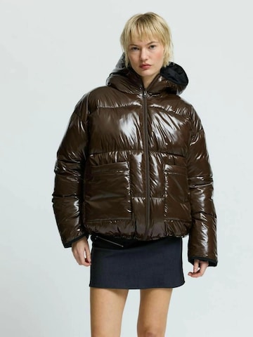 Résumé Talvitakki ' HaceRS ' värissä ruskea: etupuoli