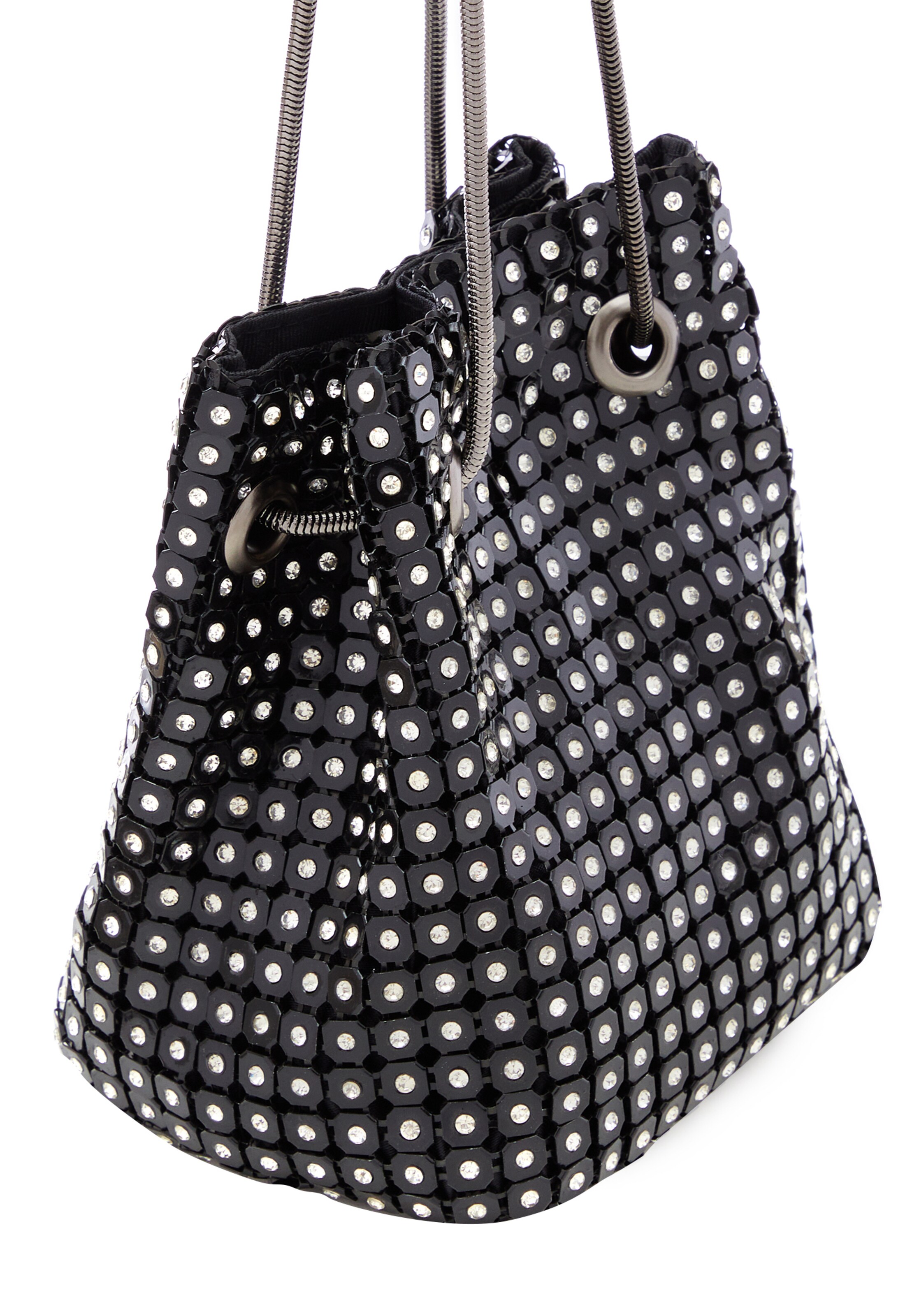 Borsa a sacco di faina in nero