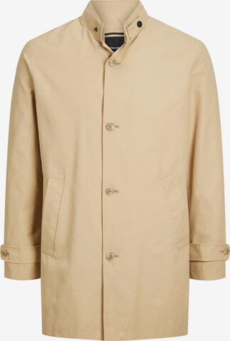 Manteau mi-saison 'CARL' JACK & JONES en beige : devant