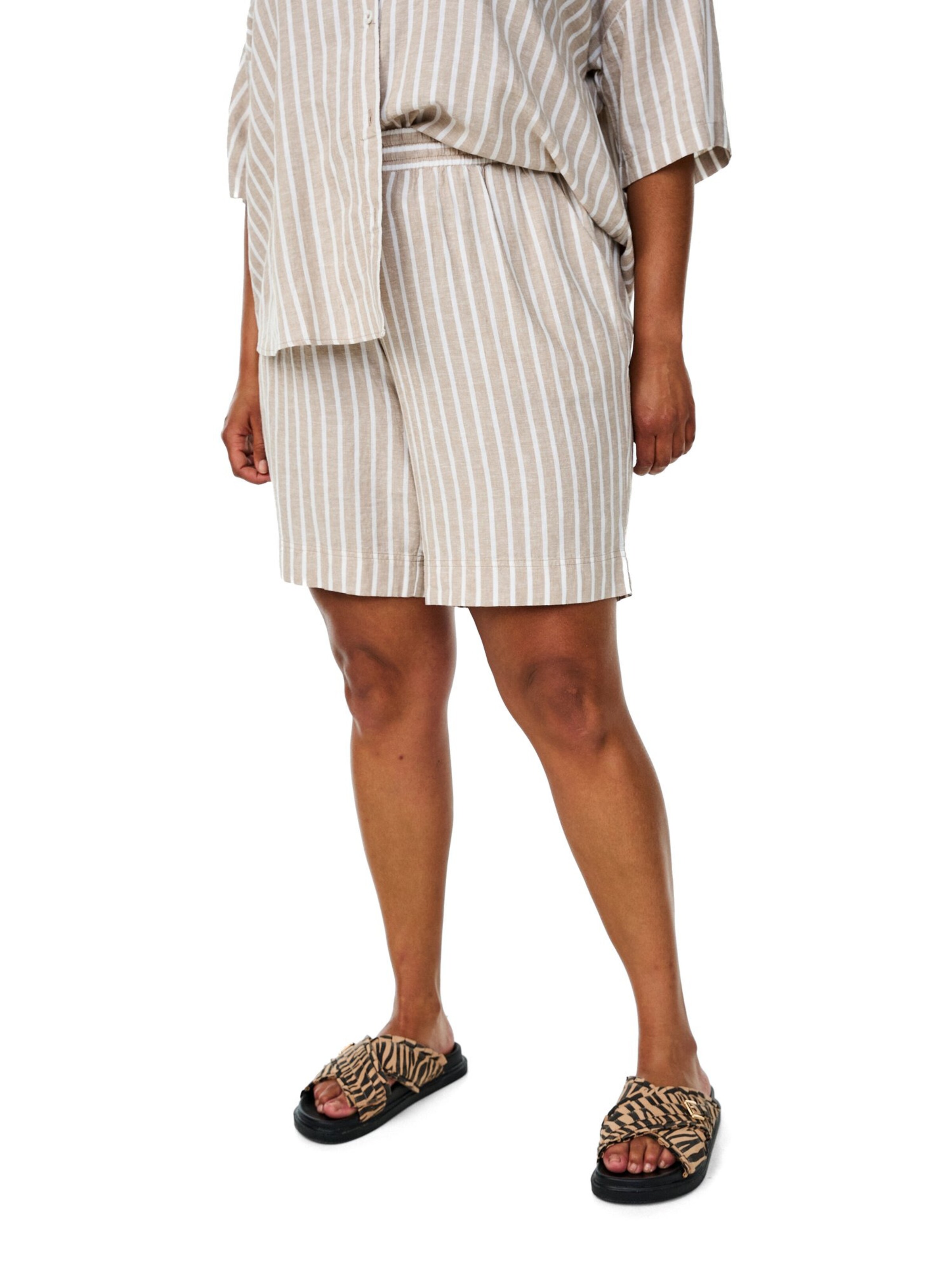 smėlio Zizzi Standartinis Kelnės 'LINA': priekis