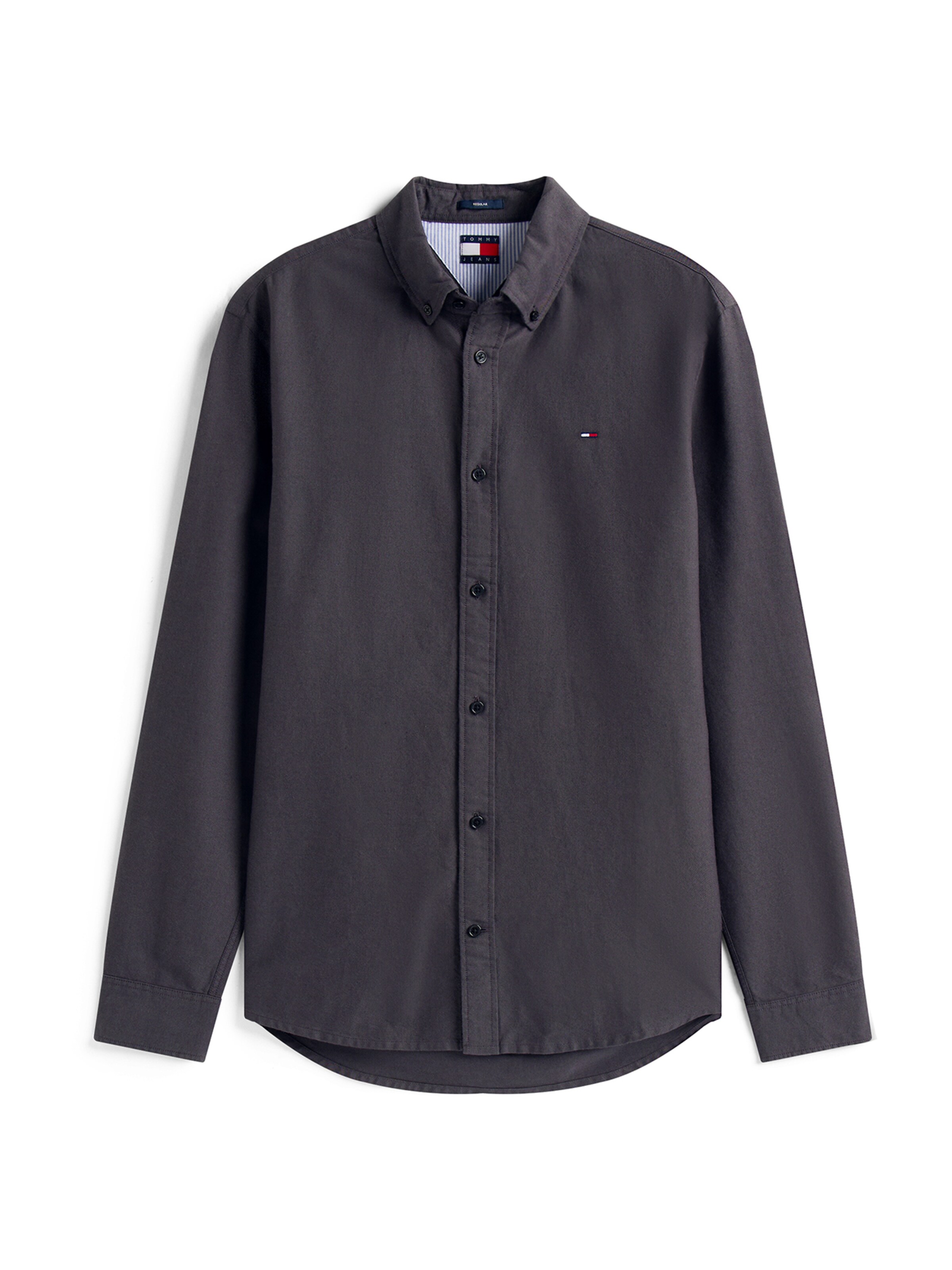 Regular fit Camicia di Tommy Jeans in nero: frontale