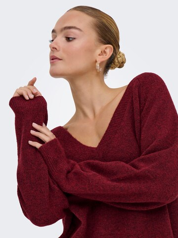 Pull-over 'RENE' ONLY en rouge