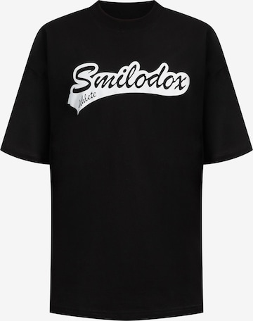 Smilodox Shirt 'Macey' in Zwart: voorkant