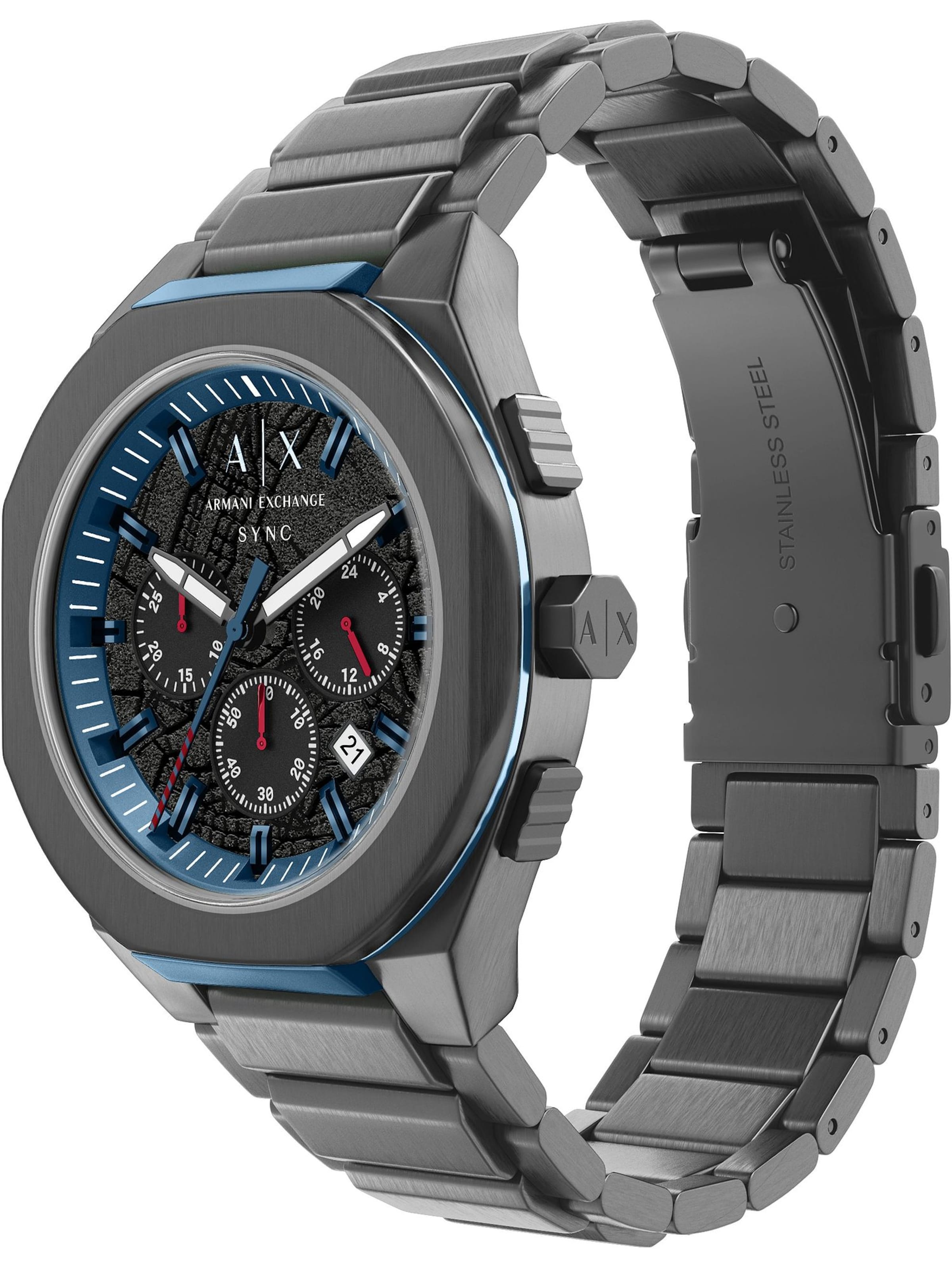 ARMANI EXCHANGE Analoguhr in Silber