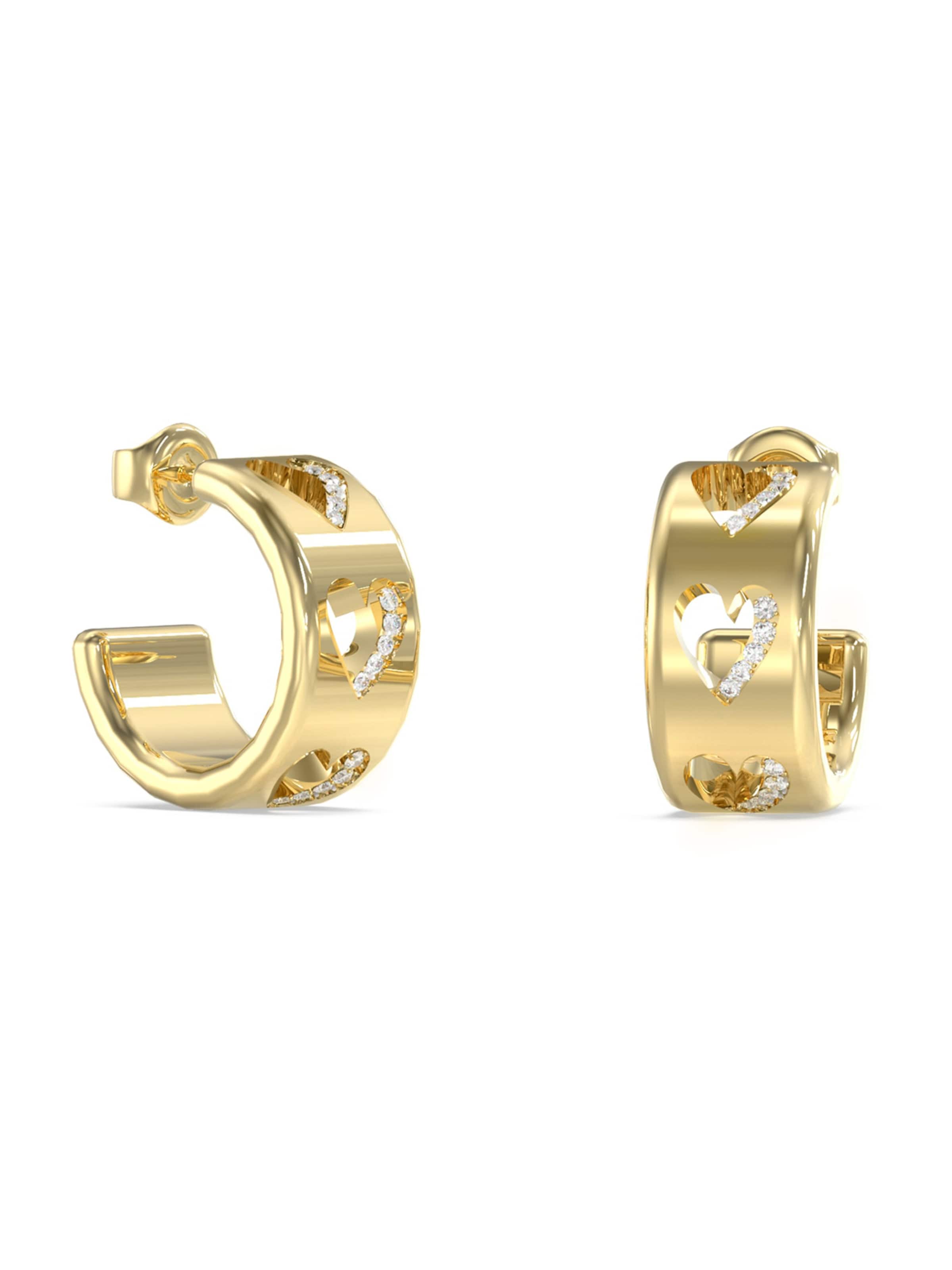 GUESS - Pendientes en oro: frente