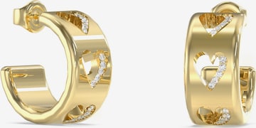 GUESSNaušnice - zlatna boja: prednji dio