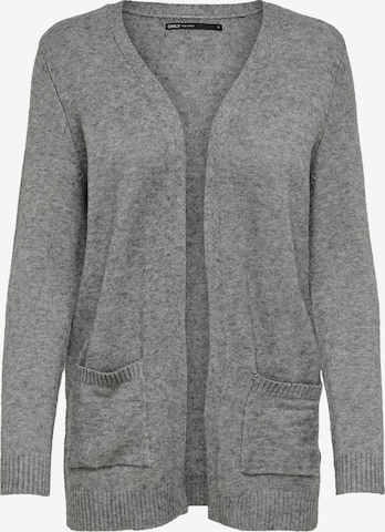 ONLY Knit Cardigan 'Lesly' in Grey: front