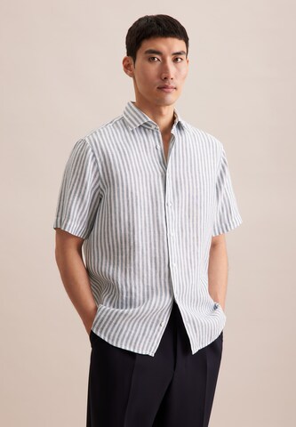 SEIDENSTICKER Regular fit Business shirt in Green: front