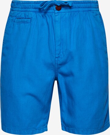 Superdry Regular Pants in Blue: front