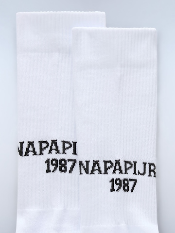 NAPAPIJRI Ponožky 'Atlas' - Biela