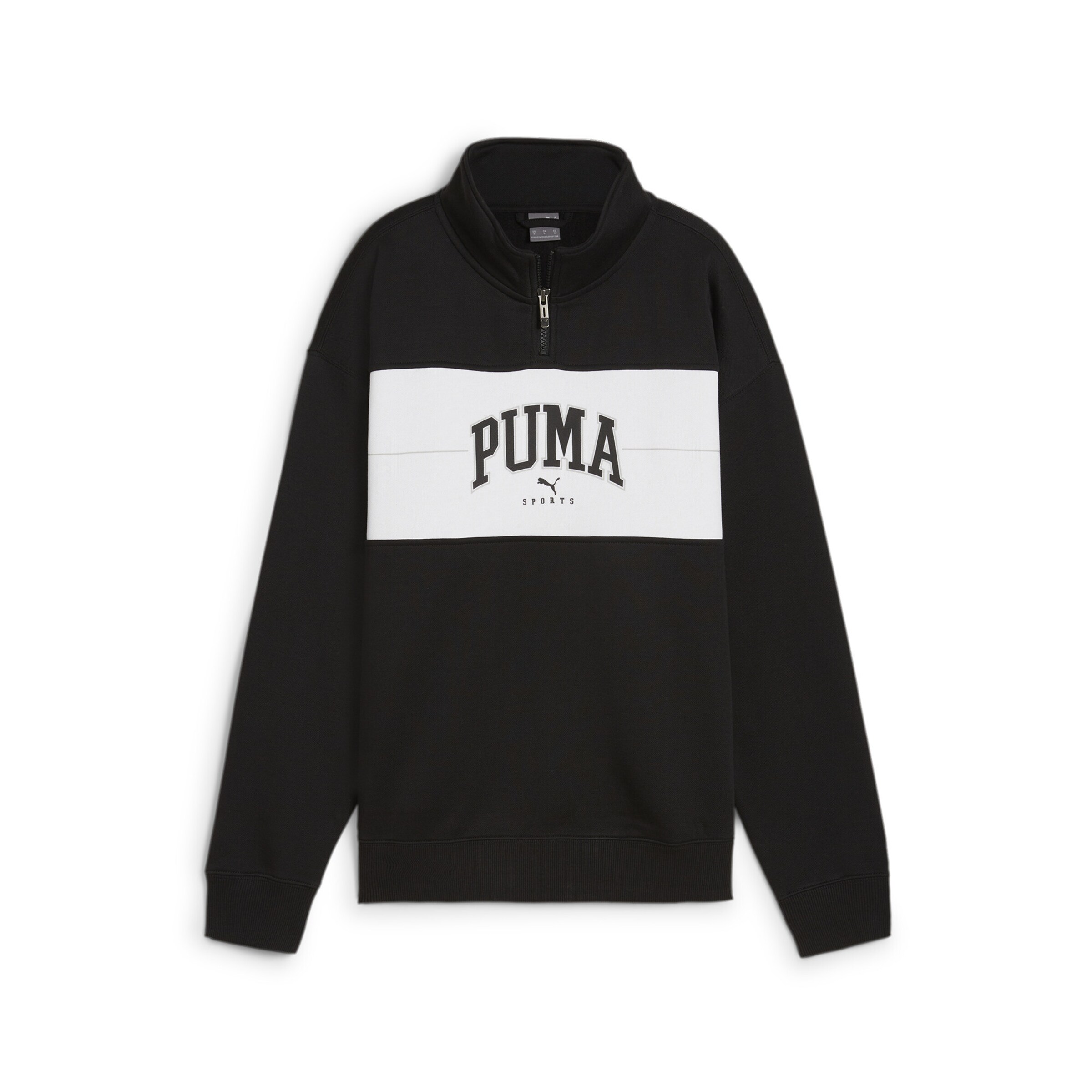PUMA Sweatshirt 'Squad' in Black: front