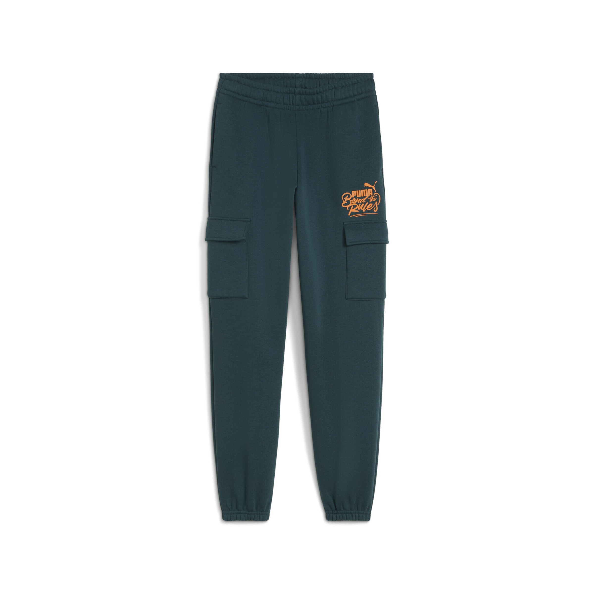 PUMA Regular Sports trousers 'MID90s' in Green: front