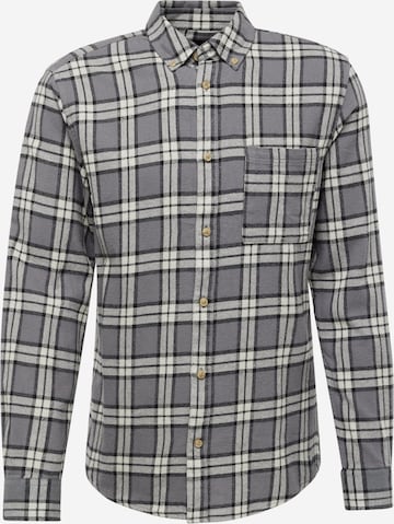 Only & Sons Slim Fit Skjorte 'RAL' i svart: forside