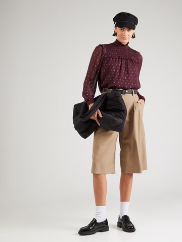 SCOTCH & SODA Блуза 'LUREX SMOCK' в лилав