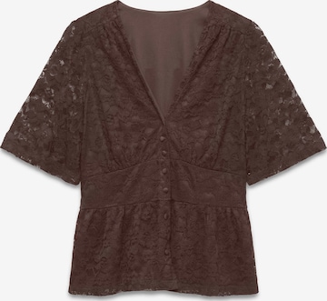 VERO MODA - Blusa 'VMDea' en marrón: frente