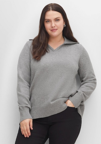 SHEEGO Sweater in Grey: front