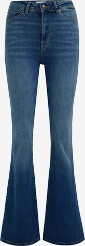 WE Fashion Flared Jeans in Blauw: voorkant