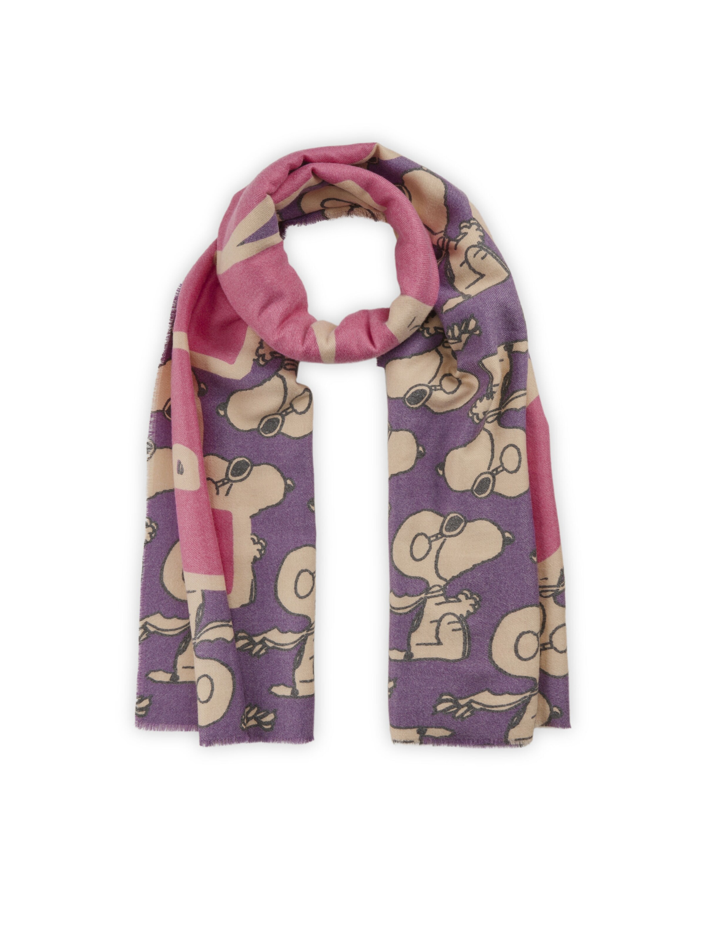 CODELLO Scarf in Purple: front