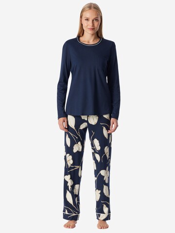 SCHIESSER Pyjama ' Comfort Nightwear ' in Beige: voorkant