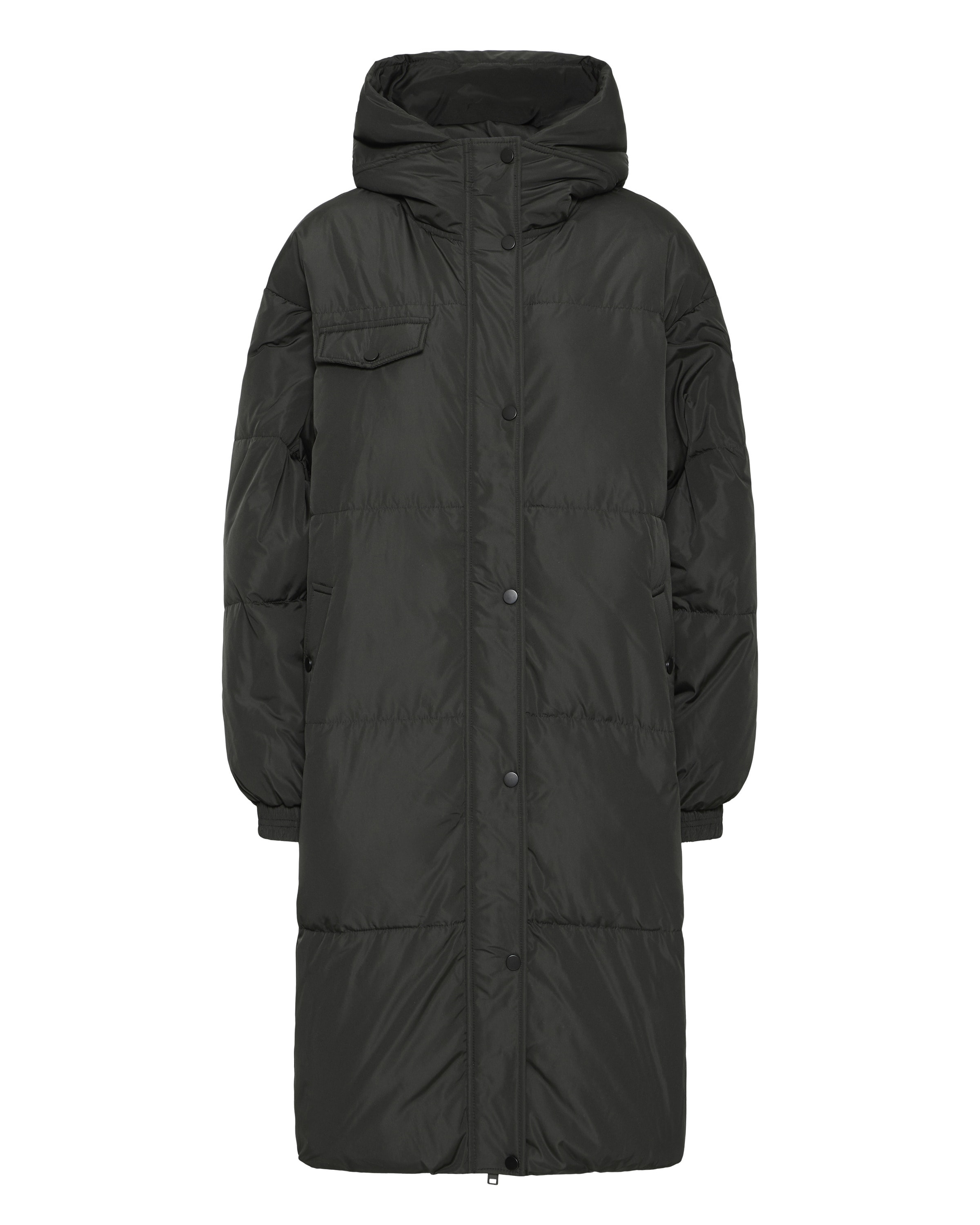 ICHI Vinterjakke i sort, Produktvisning