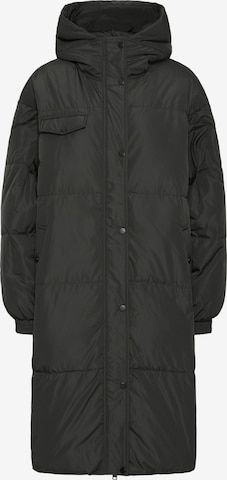 ICHI Winterjacke in Schwarz: Vorderseite