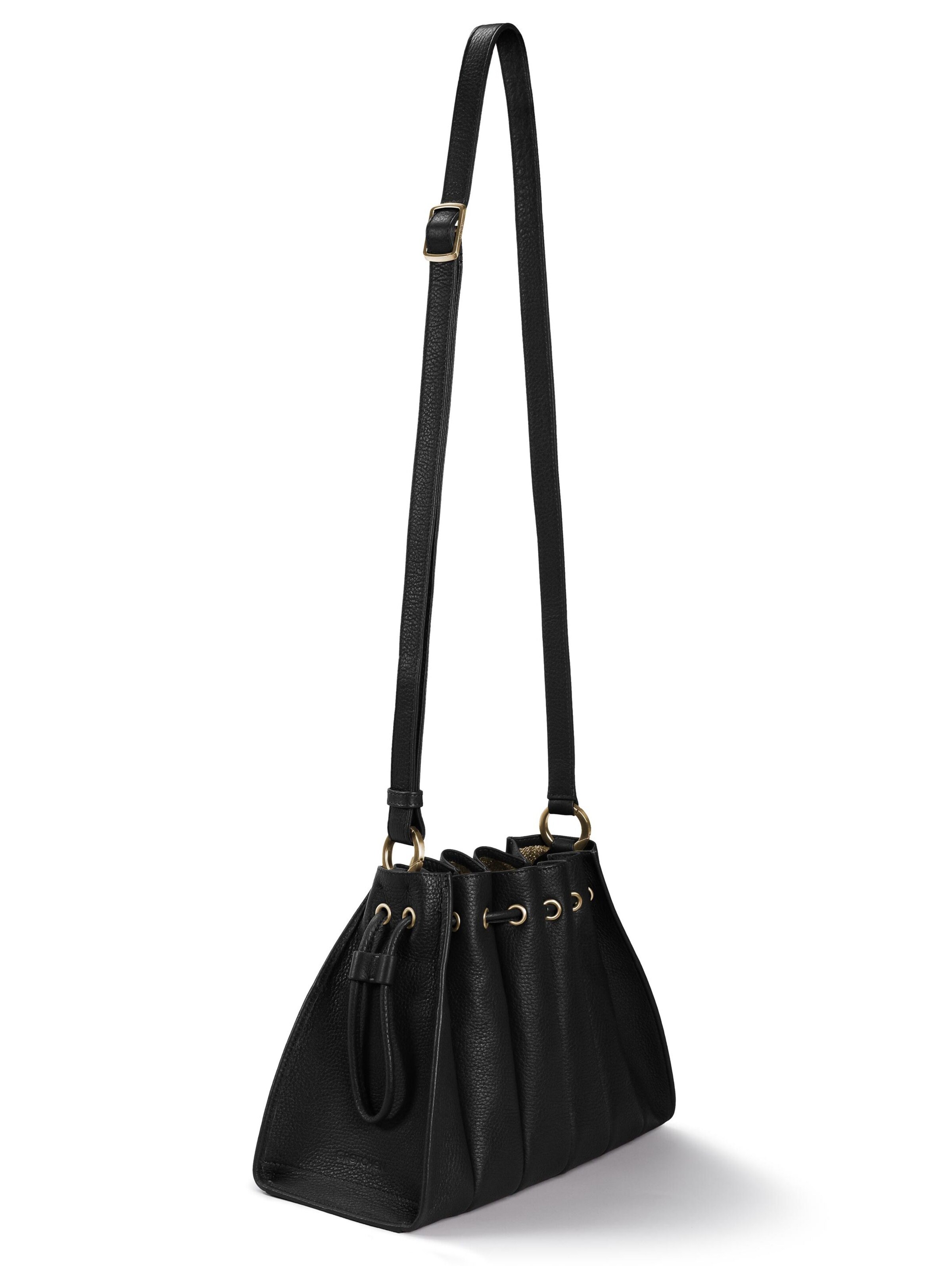 Gretchen Pouch 'Fan' in Black