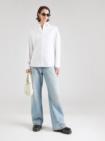 HUGO Blouse 'Edafne_B' in White