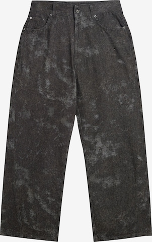 Bershka Luźne Spodnie w kolorze czarny: przód