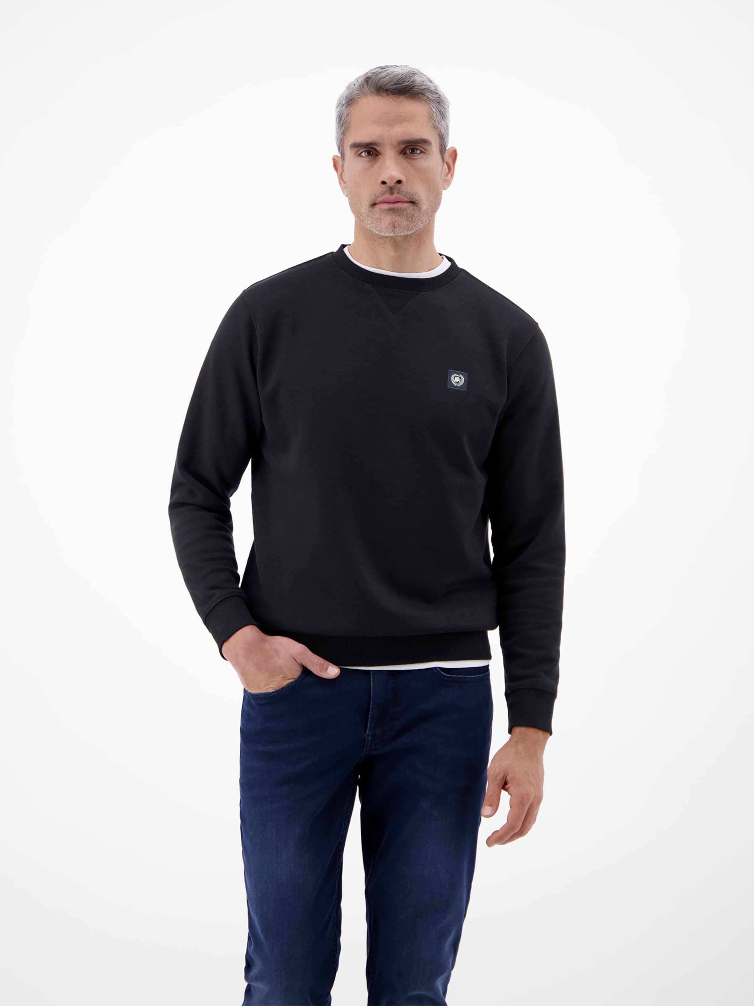 LERROS Sweatshirt in Schwarz
