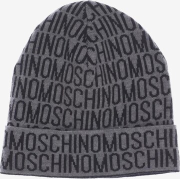 MOSCHINO Hat & Cap in One size in Grey: front