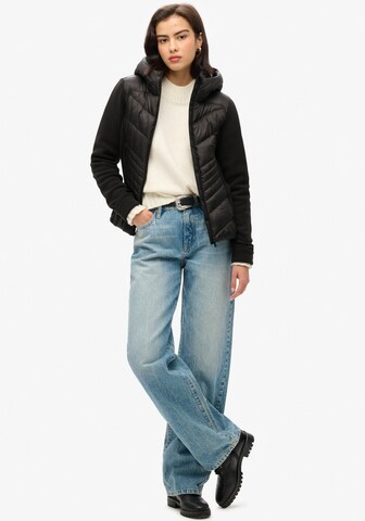 Superdry Fleece jacket 'Storm' in Black