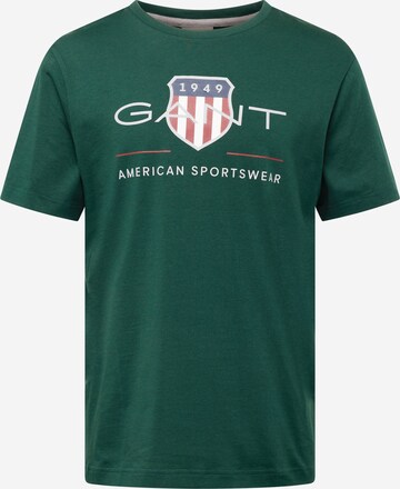 GANT Тениска в зелено: отпред
