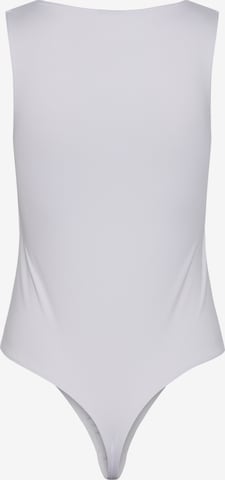 PIECES Shirt Bodysuit 'NEJA' in White